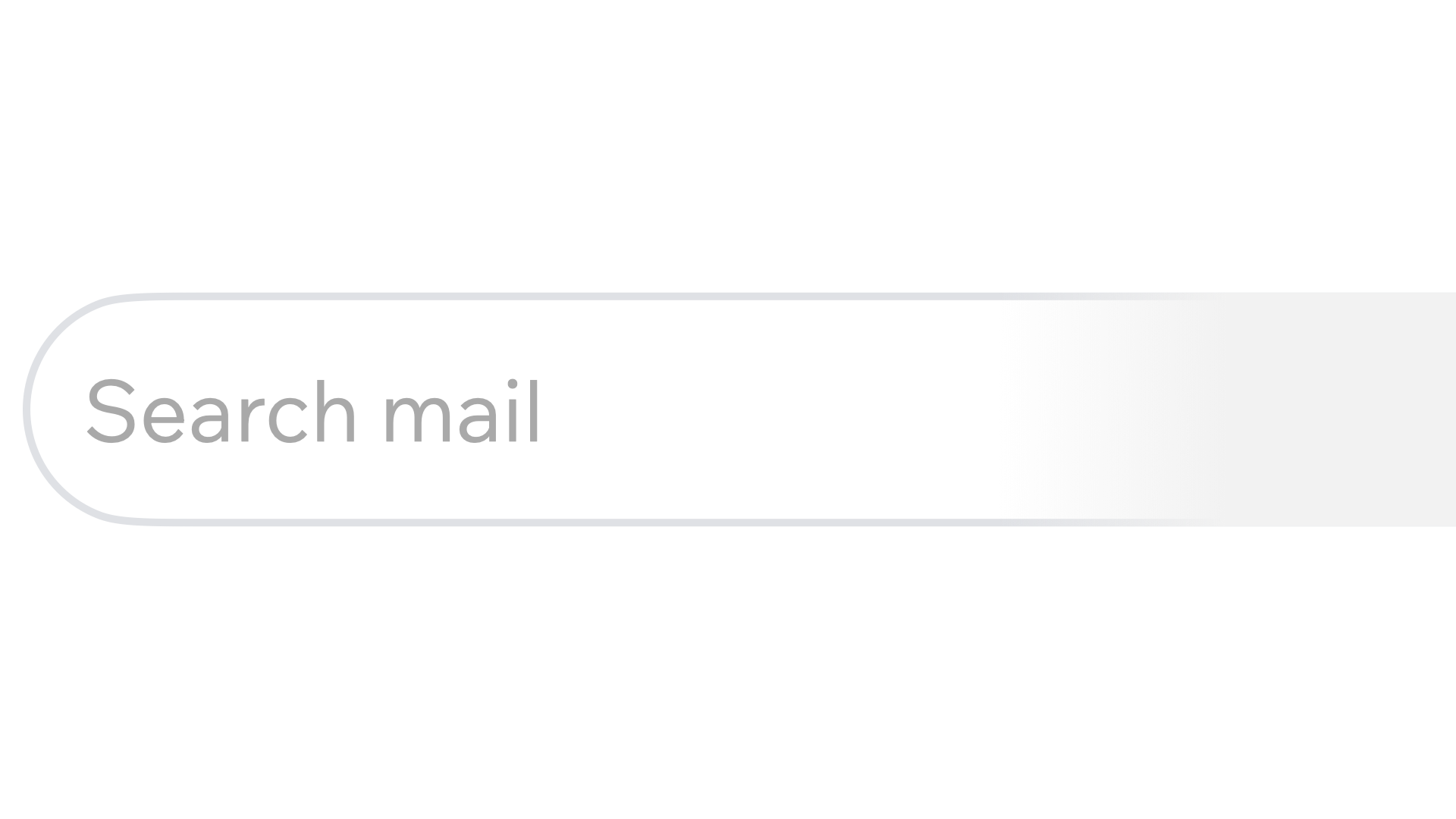 Powerful search built into Queye Mail